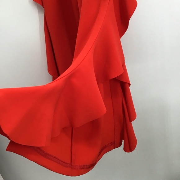 Cinq A Sept Women’s Chic Saphir Pant Grenadine Ruffle Palazzo Party NWT Size 0 - Picture 8 of 13